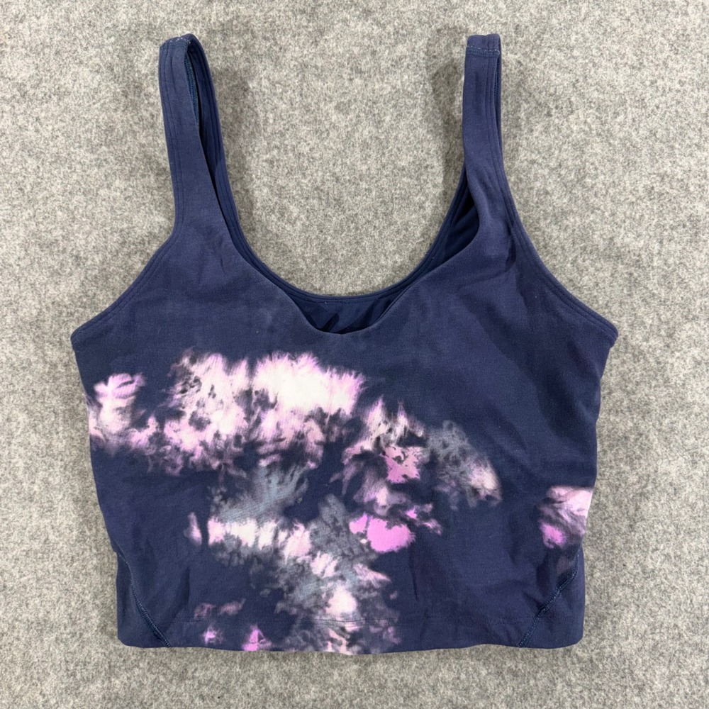 Lululemon Align Tank Top Diamond Dye Midnight Navy Daydream Starlight Size 8